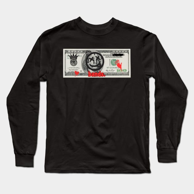 bands Long Sleeve T-Shirt by musicgeniusart